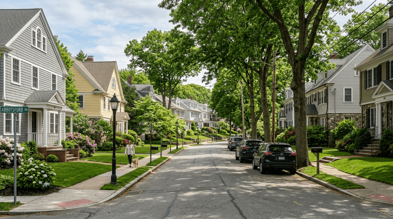 South Brookline Space vs North Brookline Walkability